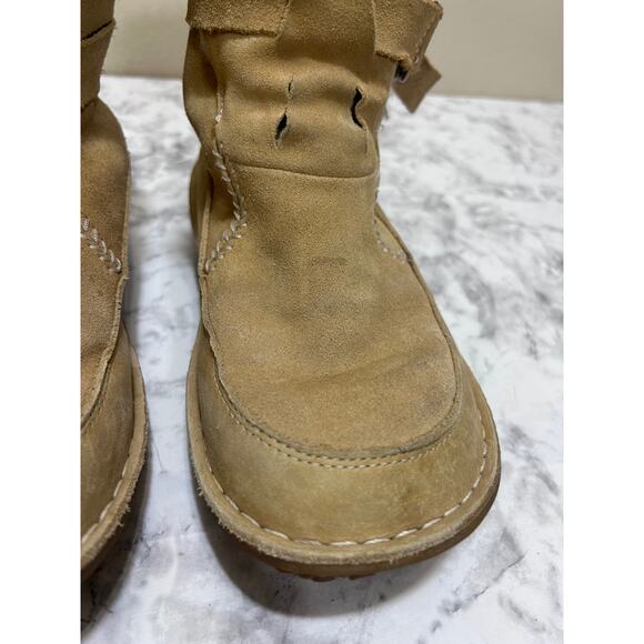 Sorel Tootega Thinsulate Insulation NL1460-261 Tan Suede Faux Boots 6.5 Lining - Picture 12 of 13